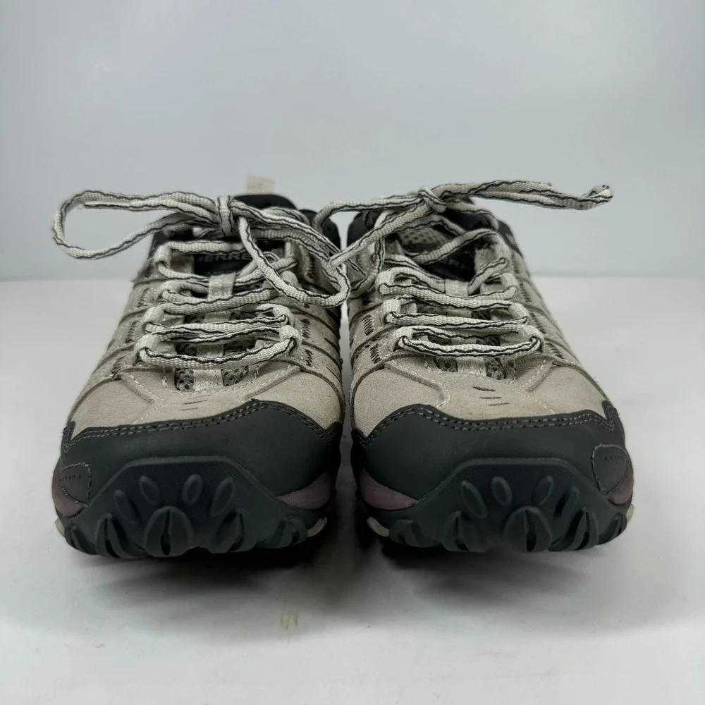 Merrell Crosslander 3 Women's US 8 Silver Antler Grey Suede Hiking Trail Shoes